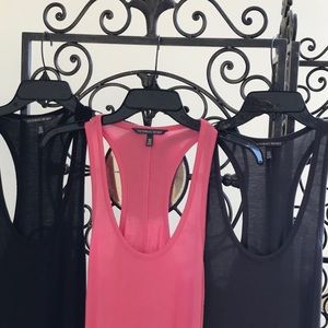 3!!! VS dresses/coverup 1 black 1 pink 1 gray XS/S